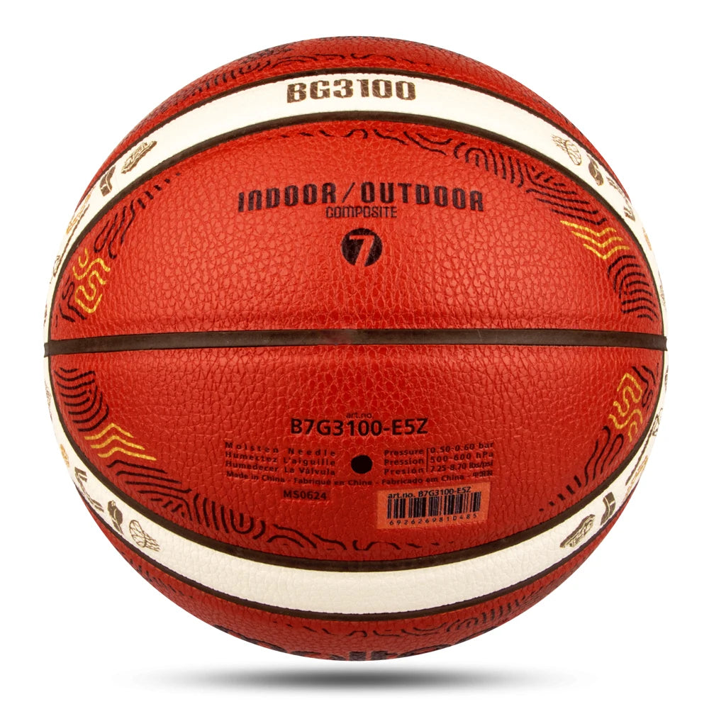 2025 Molten Basketball Official Size 7/6/5 PU Material Indoor Outdoor Men Ball Training Match Game Team Original Baloncesto
