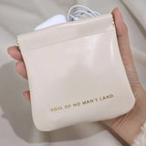 Fashion Simple Lipstick Makeup Bag Portable PU Jewelry Handbag Travel Mini Cosmetic Organizer Pouch for Women Girls
