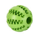Rubber Dog Ball Teeth Cleaning Pet Training Interactive Chew Toy Dogs Puppy Gift 3 Sizes 1pc 