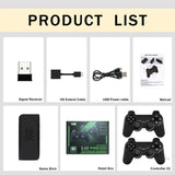 Consola de videojuegos M8 4K con 20.000 juegos integrados, mando inalámbrico, retro, portátil, para PS1, envío directo