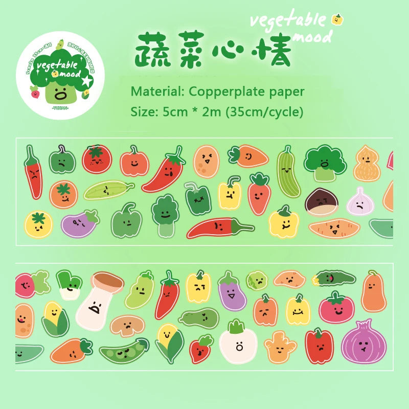 1Pc Sign In Mood Series Washi Tape Kawaii Paper Decorative Collage Adhesive DIY Scrapbooking Hand Made Masking Child Stationery