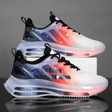 2024 New Men's Shoes Summer Casual Sports Shoes Breathable Mesh Running Height Increase Korean Style