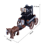 MOC Notice Board Building Blocks Bee Farm Fountain Bonfire Stove Medieval Town Street View Water Wall Bridge Road Sign Brick Toy