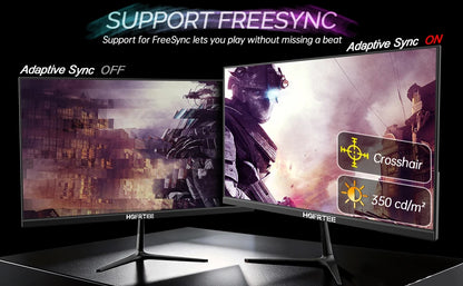 Hgfrtee 27" 240Hz Qhd Gaming Monitor 1Ms, High Resolution Screen, Hdr10 Adaptive Sync, Pc Display for Gamer with HDMI 2.1 Dp 1.4