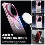 Matte Clear Magnetic Wireless Charge Magsafe Case For Xiaomi 15 Ultra 14T Pro Civi4 Military Armor Shockproof Candy Color Cover