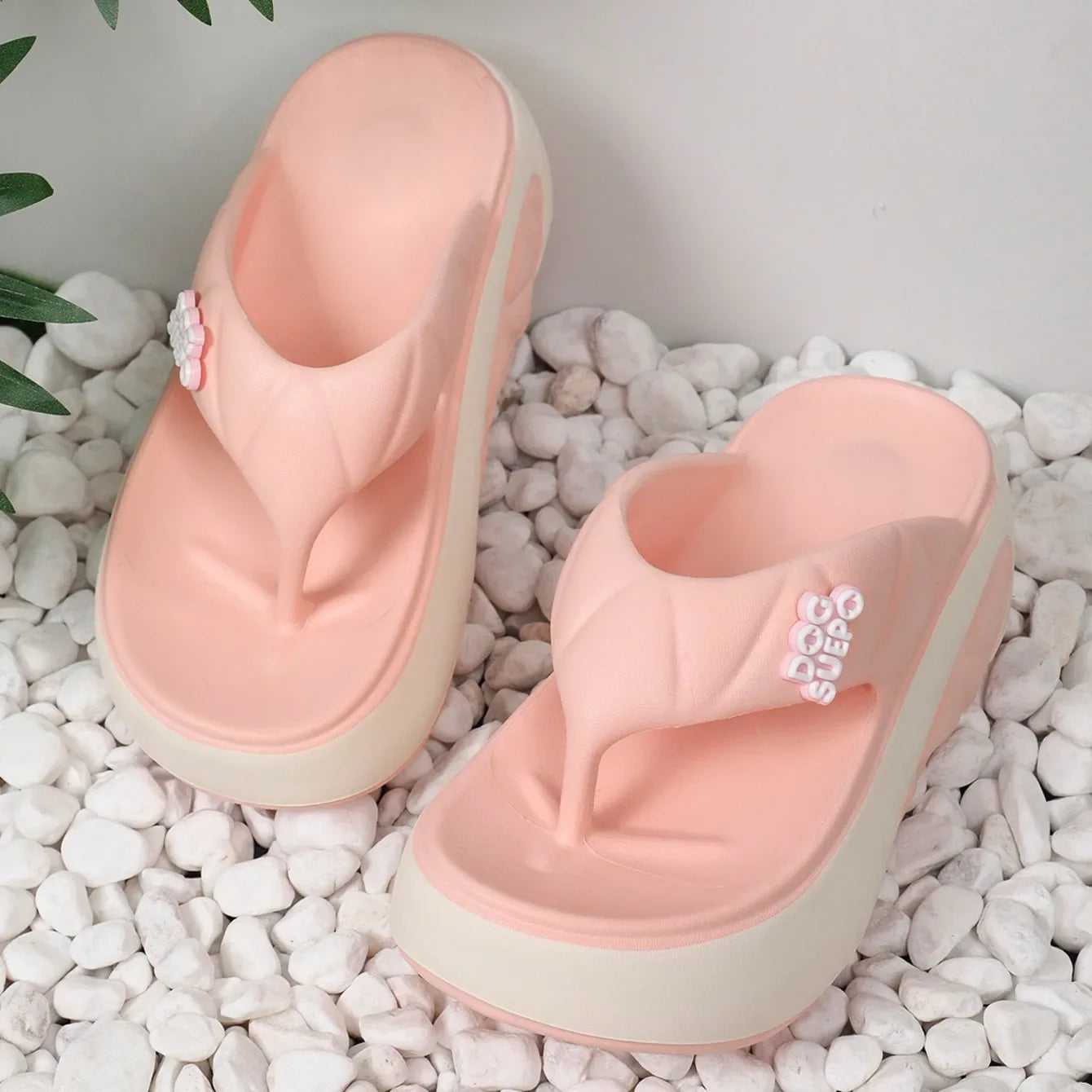Sandalias de mujer 2024, nuevas sandalias de moda de verano, cómodas, informales, de diseño, con plataforma para playa y exteriores.