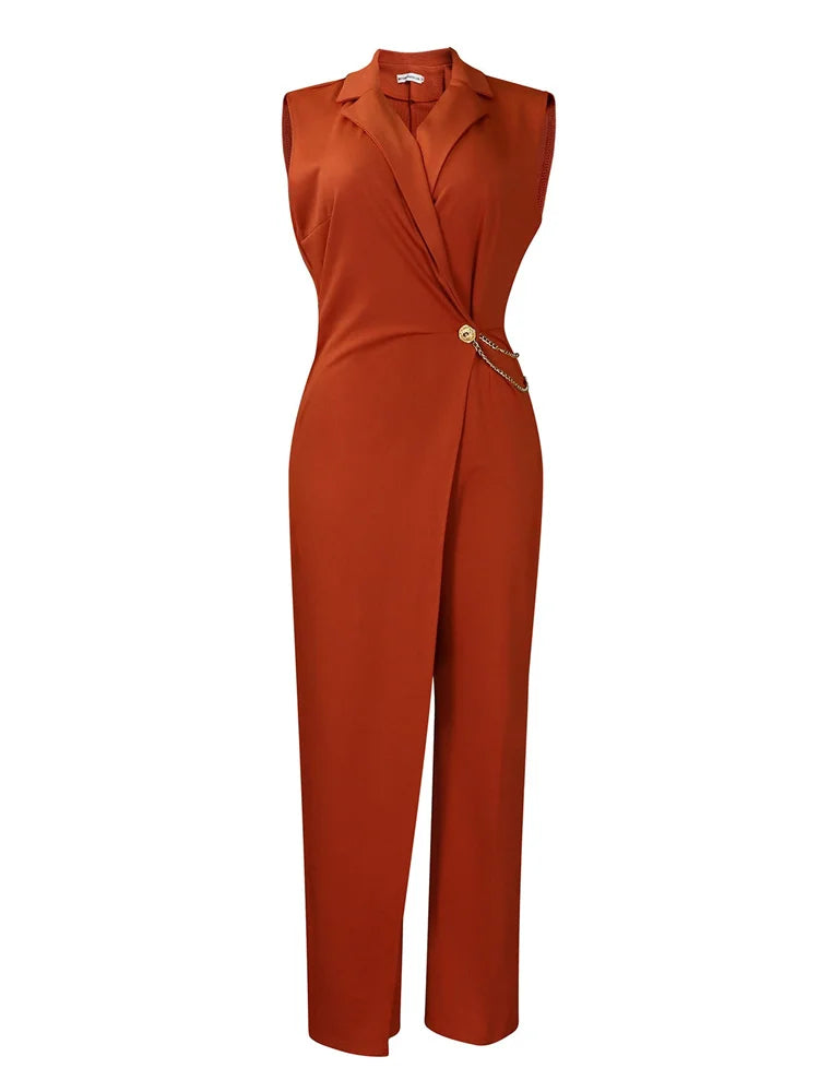 Monos Wmstar para mujer, conjuntos de una pieza sin mangas, lisos, para oficina, de verano, sexys, venta al por mayor, envío directo