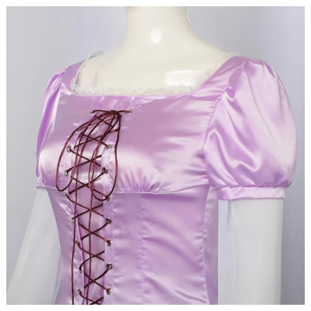 Movie Rapunzel Cosplay Costume Tangled The Series Flynn Rider Cosplay Suits Rapunzel Dress Halloween For Adult Women Men Party