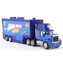 Disney Pixar Cars 2 3 Toys Lightning McQueen Truck Jackson Storm Uncle Mack 1:55 Diecast lorry trailer Model Child kids Gift
