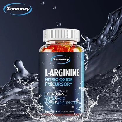 Arginine Supplement Gummies, Nitric Oxide Supplement with L-Citrulline, Citrulline and Essential Amino AcidsSupplement