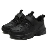 Children's Fashion Sports Shoes Breathable Student Black School Walking Shoes Anti-skid Boys & Girls Casual Running Sneaker