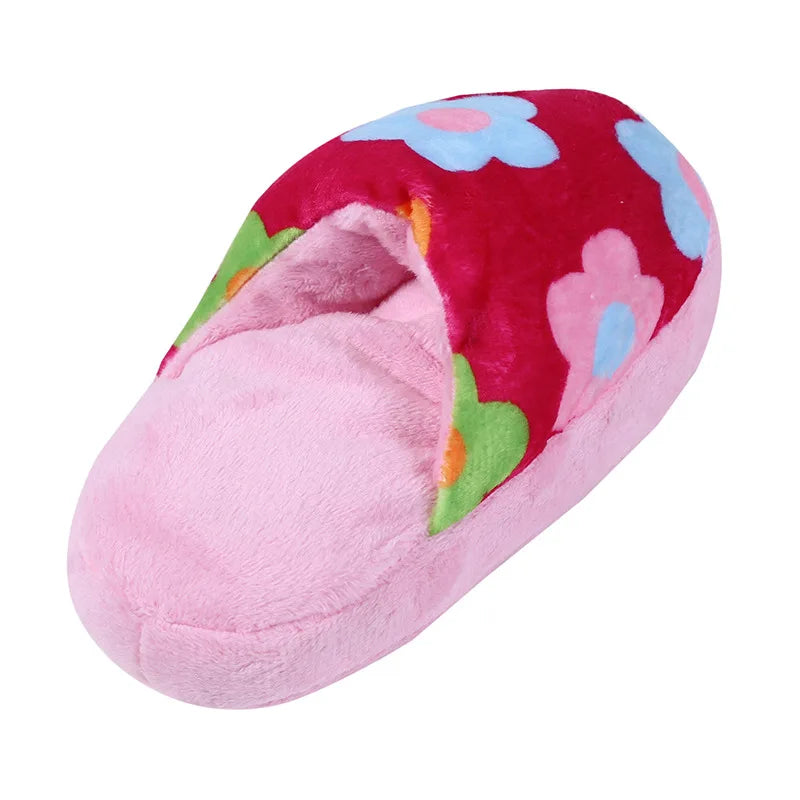 Juguetes para mascotas, chirriadores de peluche con forma de pantuflas, juguetes masticables con sonido para cachorros, juguetes para perros y gatos, productos divertidos para perros, juguetes de entrenamiento al aire libre. 