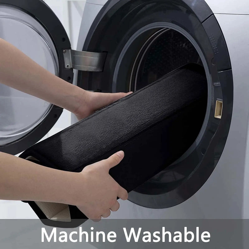 Memory Sponge Stripe Bathroom Non slip, Water Absorbent, Machine Washable Floor Mat