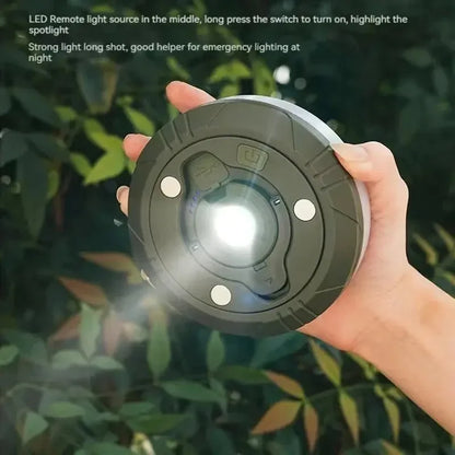 Multifuncional 4 em 1 design luz de acampamento corda usb recarregável ao ar livre tenda decoração luz xte lanterna led com gancho magnético
