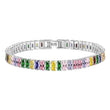 925 Sterling Silver Bracelet for Women, Noble Color, Crystal Hand, Charm, Wedding, Designer Jewelry, Party Gift, 18cm, Hot Sales 