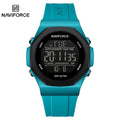 NAVIFORCE NF7117 Sports Watch for Men 5ATM Waterproof Multifunction Electronic Watch Men's LCD Digital Wristwatch