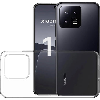 FUNDA DE SILICONA ORIGINAL TRANSPARENTE PARA XIAOMI MI 13 13T PRO, ULTRAFINA Y TRANSPARENTE, CARCASA TRASERA DE TPU DELGADA PARA XIAOMI 13 T