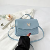 PU Versatile and Fashionable Portable Small Square Bag Single Shoulder Crossbody Bag Luxury Designer Handbag Women's Bags