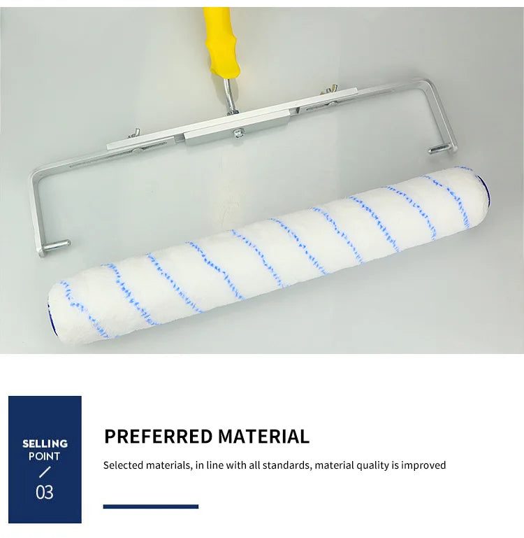 18inch Paint Roller Brush Short-Middle-Long Plush Painting Handle Tool For Wall Decorative 6MM/9MM Painting Handle Tool Support