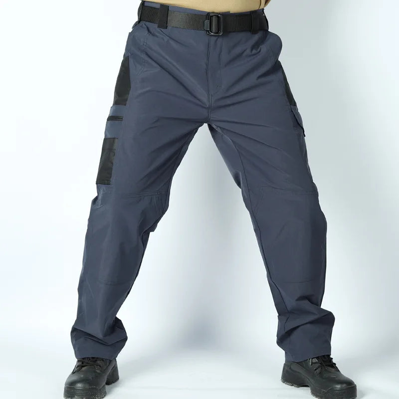 Men's Quick Dry Tactical Pants Water Resistant Outdoor Pants Lightweight Stretch Cargo Hiking Mountain Fishing Camping Pants