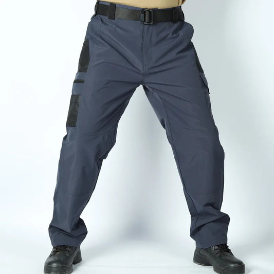 Men's Quick Dry Tactical Pants Water Resistant Outdoor Pants Lightweight Stretch Cargo Hiking Mountain Fishing Camping Pants