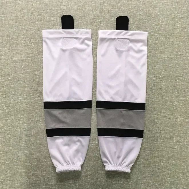 1 Pair Multiple Colors Knit Ice Hockey Socks 100% Polyester Team Training Socks Practice Socks Hockey Equipment Sports Sock