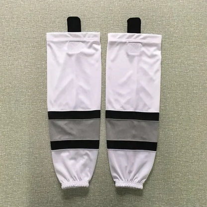 1 Pair Multiple Colors Knit Ice Hockey Socks 100% Polyester Team Training Socks Practice Socks Hockey Equipment Sports Sock