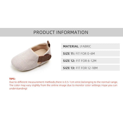 New Cotton Baby Shoes Soft Non-slip Rubber Sole Newborn Toddler Shoes First Walkers Cartoon Print Baby Boy Girl Shoes
