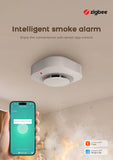 Tuya ZigBee WiFi Smart Smoke Detector Alarm Sensor Home Security Fire Protection For Home Security System Via Smart Life APP
