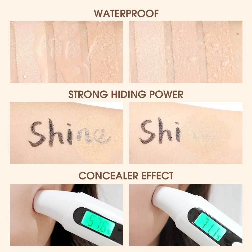 Wholesale O.TWO.O Air Cushion BB Cream 3 Colors Fuller Coverage Waterproof Long-lasting Concealer Cushion Compact Face Makeup