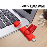Metal OTG 2 IN 1 Type C pen drive 128GB usb memory stick 4GB 8GB 32GB 64GB 128GB cle usb cle usb flash drive memoria usb
