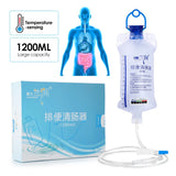 1.2L Protable Enema Bag Kit Reusable Vaginal Anal Washing Silicone Water Colon Cleansing Enteroclysm Detoxified Bowel Bags