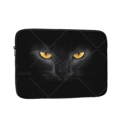 Black Cat Laptop Bag Tablet Notebook Case For Hp Dell Lenovo Computer For Macbook Air Pro Retina 10-17 Sleeve