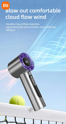 Xiaomi Handheld Portable Fan 100 Wind Speeds Adjustable Usb Charging Mini Outdoor Portable Turbo Long-lasting High Speed Fan