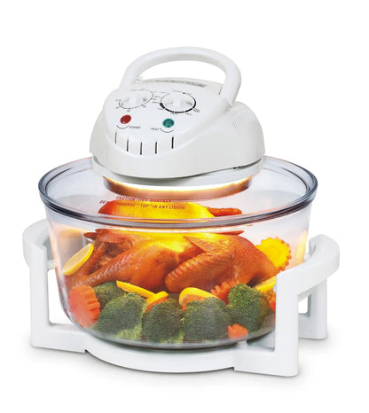 12L Light Wave Furnace Glass Air Fryer Grilled Chicken Grilled Chips Hot Air Circulation Air Furnace