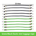 5/10PCS Luggage Strap Elastic Strap Fixed Elastic Cord Socket Fixed Small Hook 4mm Latex Mini Rope Camping Accessories