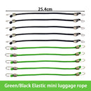 5/10PCS Luggage Strap Elastic Strap Fixed Elastic Cord Socket Fixed Small Hook 4mm Latex Mini Rope Camping Accessories