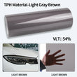 Car Headlight & Taillight & Fog Light Lamp wrap Film Smoke Black TPH PU PPF Protective Film For Car Styling Motorcycle Decorate