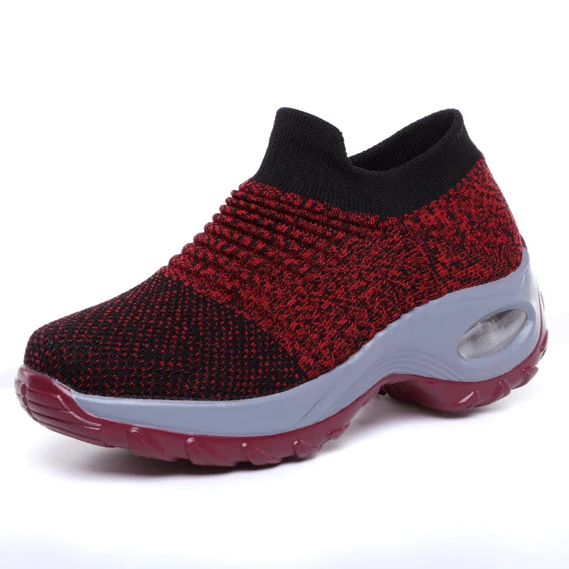 Zapatillas ortopédicas versátiles para mujer, zapatos de plataforma informales, antideslizantes y resistentes al desgaste.