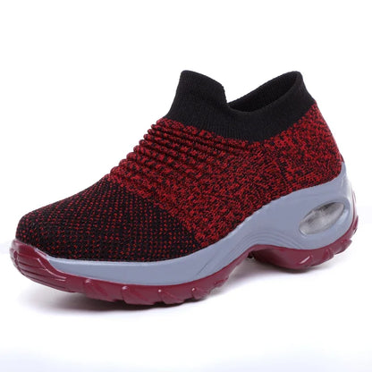 Zapatillas ortopédicas versátiles para mujer, zapatos de plataforma informales, antideslizantes y resistentes al desgaste.