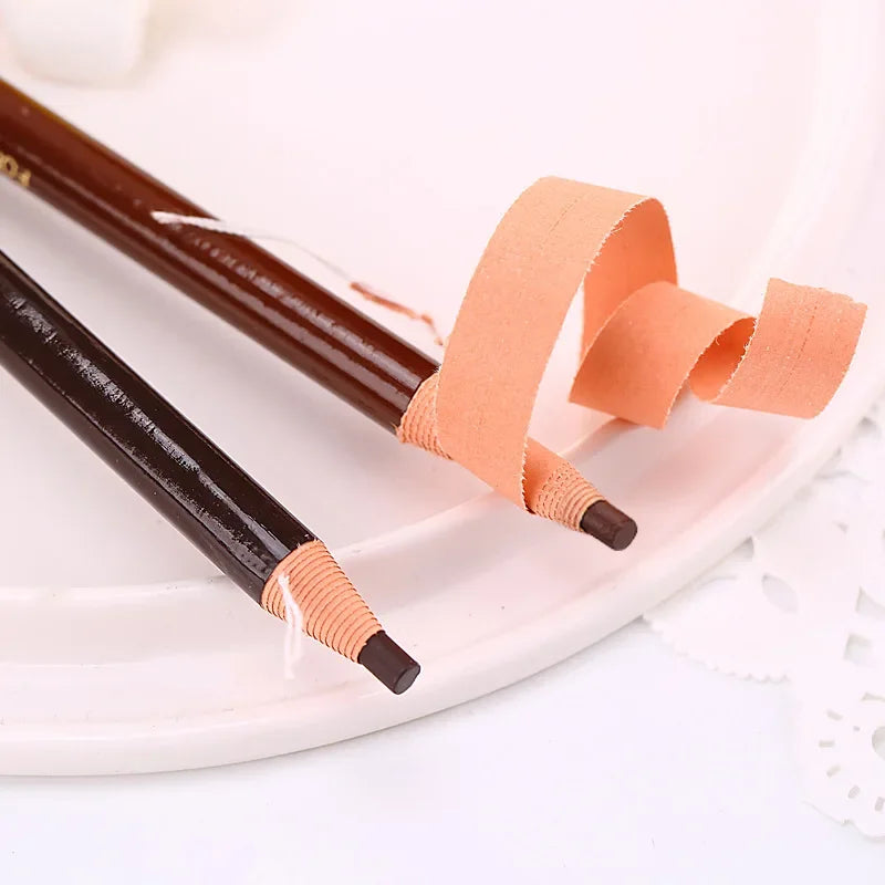 Natural Pull Eyebrow Pencil Waterproof Eye Brow Enhancer Pen Long Lasting Eyes Makeup Tools Cosmetics Black Red Brown Gray