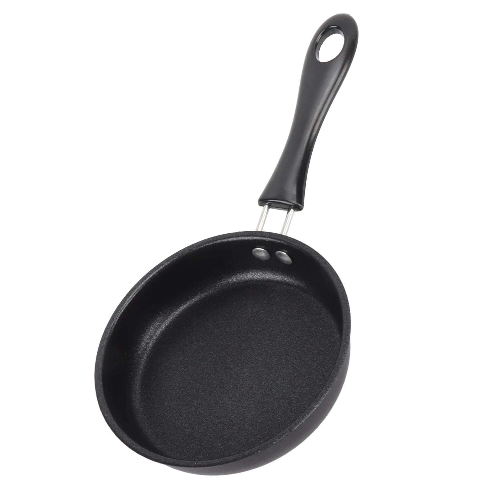 1PC 12-20cm Mini Frying Pan Non-Stick Thickened Stainless Steel Frypan Pot Fried Eggs Saucepan Gas/Induction Kitchen Cookware 
﻿