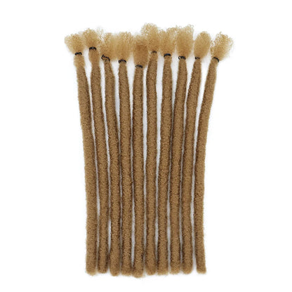 Dreadlocks sintéticos feitos à mão, 8 unidades, 10 fios, estilo hip-hop, tranças, extensão de cabelo, crochê, para homens e mulheres