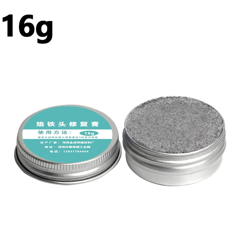 Soldering Iron Tip Refresher Non-stick Tin Solder Cream Clean Paste  Oxide Head Resurrection Paste Enhances Welding Efficiency