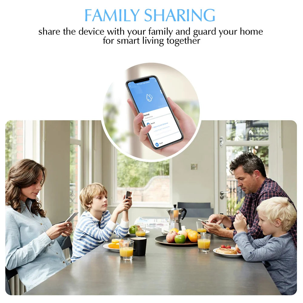 Tuya/Ewelink ZigBee Water Sensor Leakage Alarm Flood Leak Detector Smart Home APP Remote Control Smart Home Security Protection