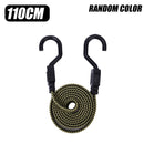 New Elastics Rubber Luggage Rope Cord Hooks Bikes Rope Tie Bicycle Luggage Roof Rack Strap Fixed Band Hook Car Accessories