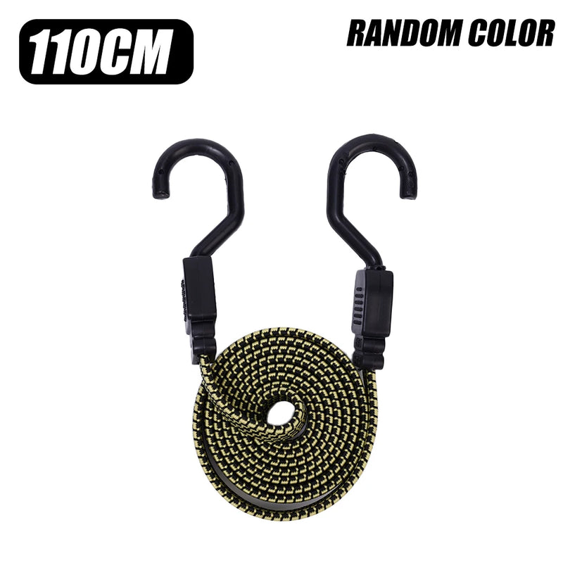 New Elastics Rubber Luggage Rope Cord Hooks Bikes Rope Tie Bicycle Luggage Roof Rack Strap Fixed Band Hook Car Accessories