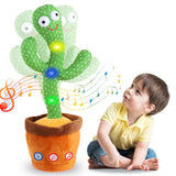 Cactus parlante interactivo para niños, juguete electrónico de peluche con forma de cactus parlante bailando, ideal como decoración para el hogar, regalo de Navidad.