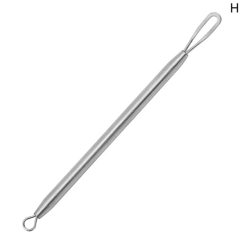 Stainless Steel Blackhead Comedone Acne Blemish Extractor Remover Face Skin Care Pore Cleaner Needles Remove Tools