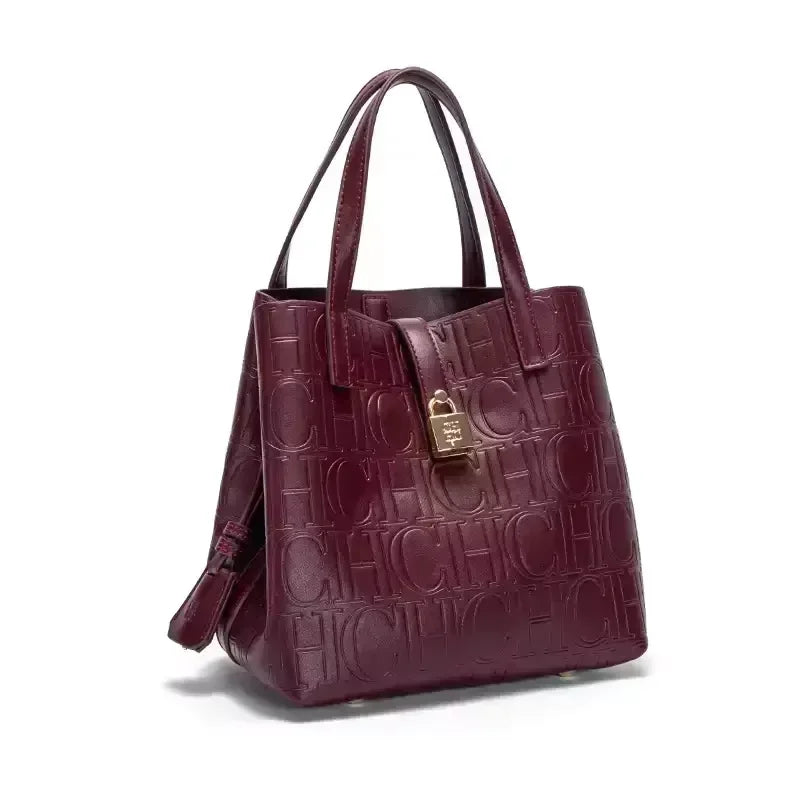 CH Brand Women's Handbag Large Capacity, Letter Elements Women's Handbag 2025 Classic Fashion Shoulder Bag